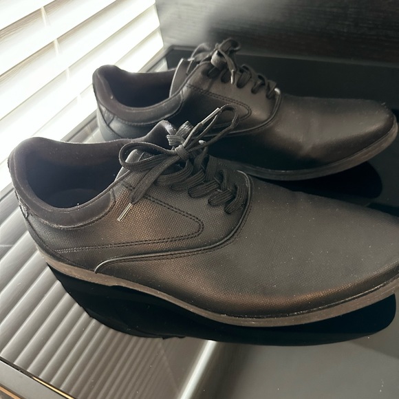 Aldo Black Shoes Size 12 Men’s Oxford Used - Picture 2 of 8